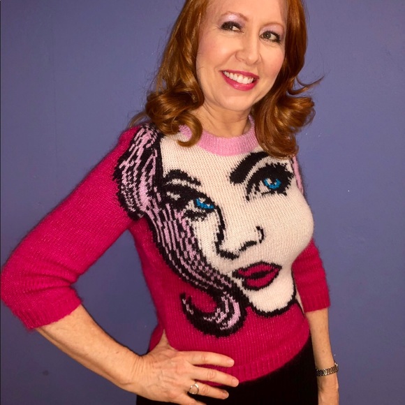 MOSCHINO couture designer sweater-STATEMENT PIECE - Picture 1 of 10